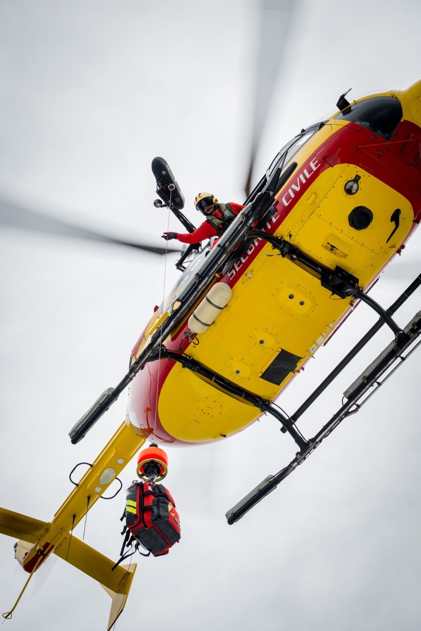 La victime a été héliportée vers l’hôpital - illustration La victime a été héliportée vers l’hôpital - illustration