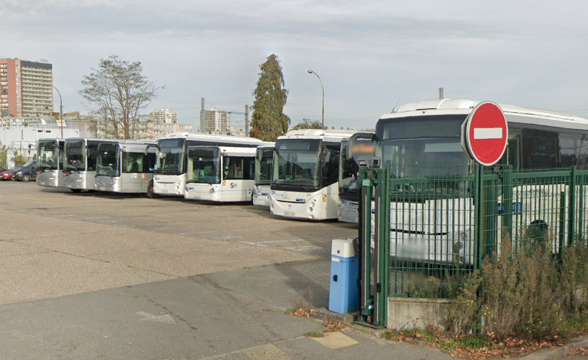 Le dépôt RC Mantois, filiale de la RATP, à Buchelay a déjà connu des vols similaires, notamment en mai 2024. Le bus et son voleur avaient été retrouvés à Pacy-sur-Eure - Illustration Google Maps