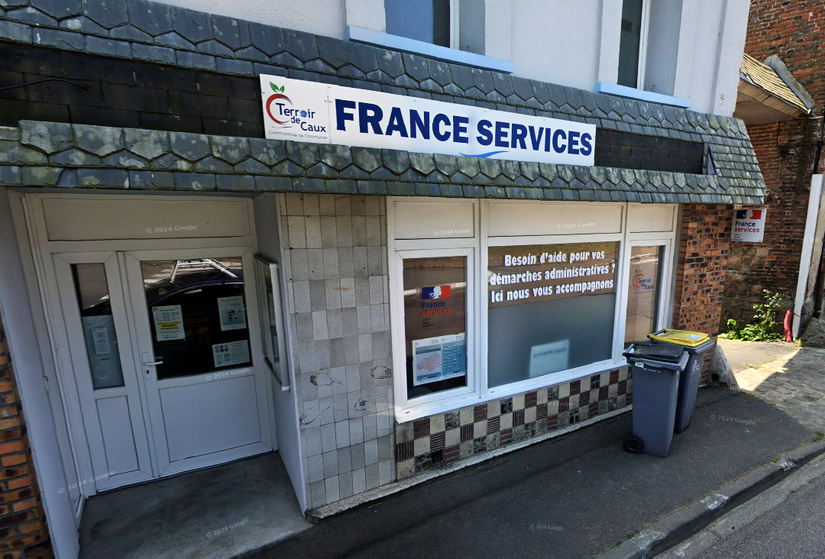 La maison France Service de Bacqueville-en-Caux - Illustration Google Maps