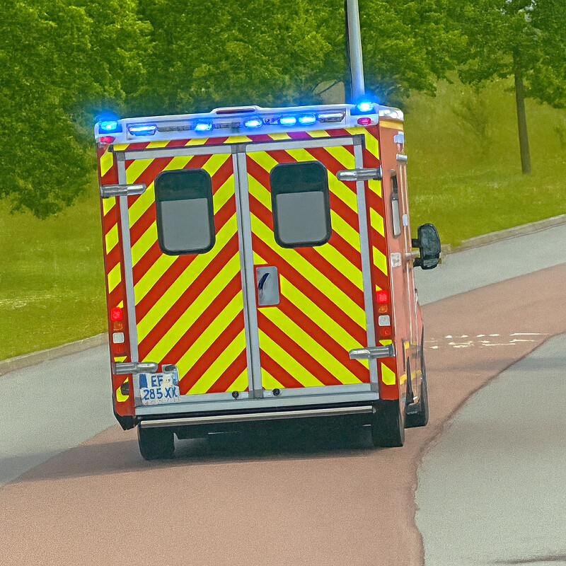 La victime a été évacuée en urgence absolue vers le centre hospitalier d'Evreux - Illustration infonormandie
