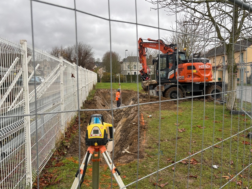 Le chantier de dépollution a démarré officiellement ce lundi matin - Photo Préfecture de Seine-Maritime