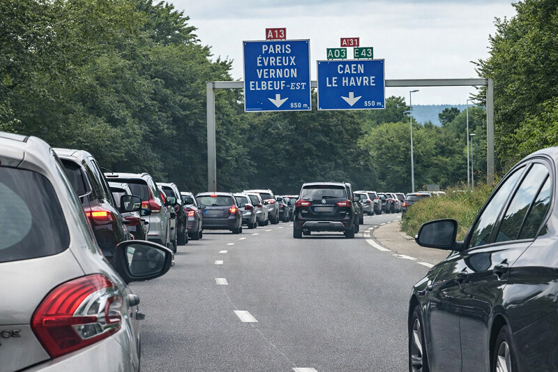 Les grands axes, en particulier l'A13 vers la Normandie, seront chargés juste avant Noël - Illustration infoNormandie
