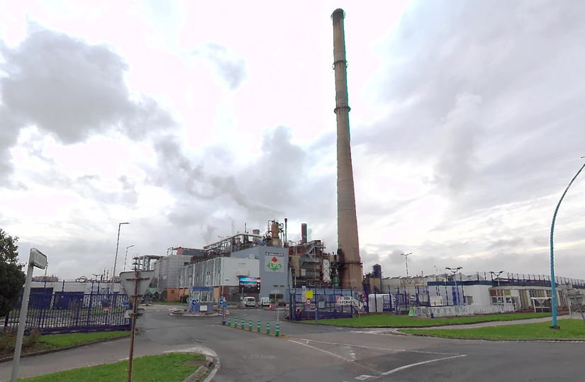 Le site  en questuion est implanté sur la zone inductrielle de Port-Jérôme en Seine-Maritime _ Illustration Google Maps