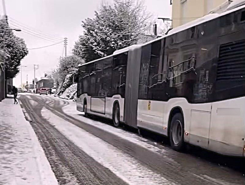 Les restrictions de circulation frappent tous les modes de transport scolaire et commerciaux en raison des intempéries - Illustration infonormandie