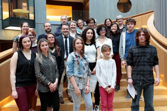 Les lauréats de la 6ème édition (Photo@Erik Levilly/ville du Havre) Les lauréats de la 6ème édition (Photo@Erik Levilly/ville du Havre)