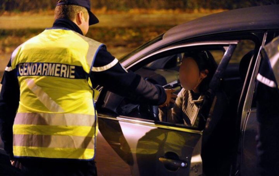 Les gendarmes d'Yvetot ont ciblé les entrées et sorties de discothèques (illustration@Gendarmerie)