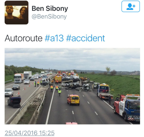 Carambolage sur l'A13 dans les Yvelines : l'autoroute est fermée et déviée à partir des Mureaux Carambolage sur l'A13 dans les Yvelines : l'autoroute est fermée et déviée à partir des Mureaux