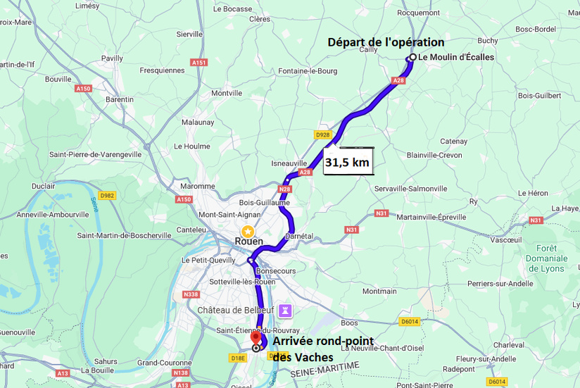 Mieux vaut éviter l'autoroute A28 en direction de Rouen, ce jeudi après-midi Mieux vaut éviter l'autoroute A28 en direction de Rouen, ce jeudi après-midi