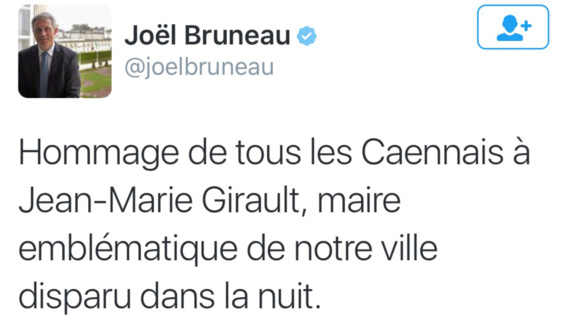 Jean-Marie Girault, ancien maire de Caen et sénateur du Calvados est décédé Jean-Marie Girault, ancien maire de Caen et sénateur du Calvados est décédé