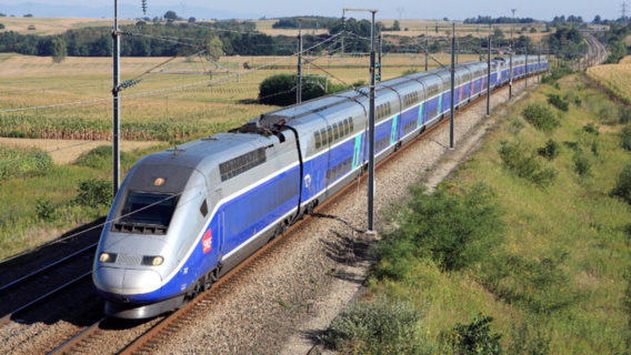 Le TGV du matin à destination de Marseille a été stoppé pendant une soixantaine de minutes (Illustration)