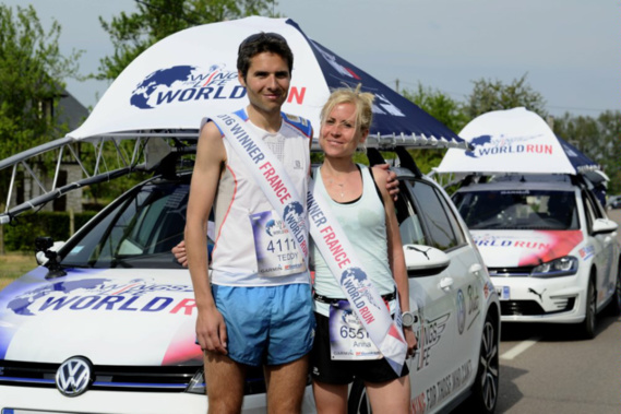 Les vainqieurs de la course à Rouen (Photo@Philippe Montigny pour Wings pour World Run vie)