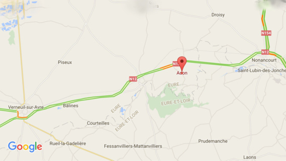 #InfoRoute. Poids-lourd en feu sur la RN12, ce matin dans l'Eure #InfoRoute. Poids-lourd en feu sur la RN12, ce matin dans l'Eure