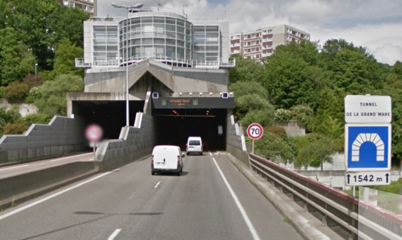 Le tunnel de la Grand-Mare à Rouen fermé cette nuit Le tunnel de la Grand-Mare à Rouen fermé cette nuit