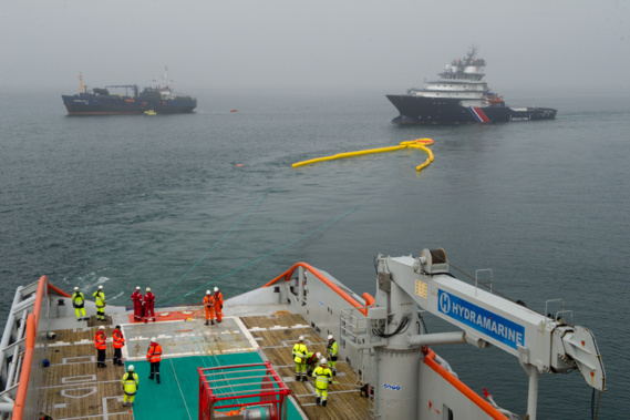 Pollution maritime : exercice grandeur nature au large du Havre, pendant deux jours Pollution maritime : exercice grandeur nature au large du Havre, pendant deux jours
