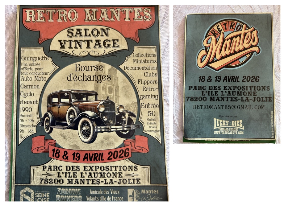 Rétro Mantes : le salon vintage revient en avril au parc des expositions Rétro Mantes : le salon vintage revient en avril au parc des expositions