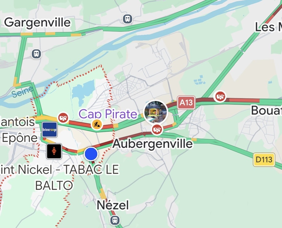 A13 : accident de poids lourds, circulation fortement perturbée vers Mantes A13 : accident de poids lourds, circulation fortement perturbée vers Mantes