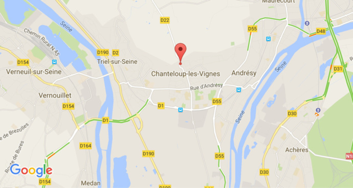 Chanteloup-les-Vignes : effondrement de terrain rue de l'Hautil 