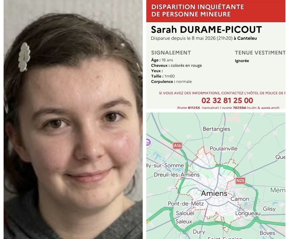 Photo de la jeune disparue publiée par la police ce mardi après-midi Photo de la jeune disparue publiée par la police ce mardi après-midi