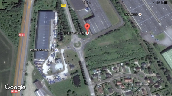 capture d'écran@Google Maps capture d'écran@Google Maps