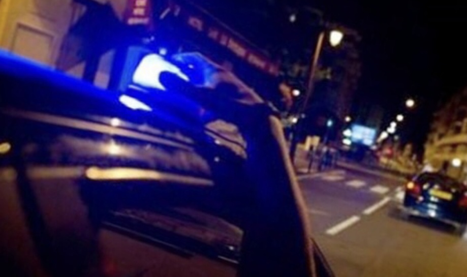 Le chauffard a été pris en charge par un véhicule de police avant d'être interceepté suite à une panne de moteur - Illustration