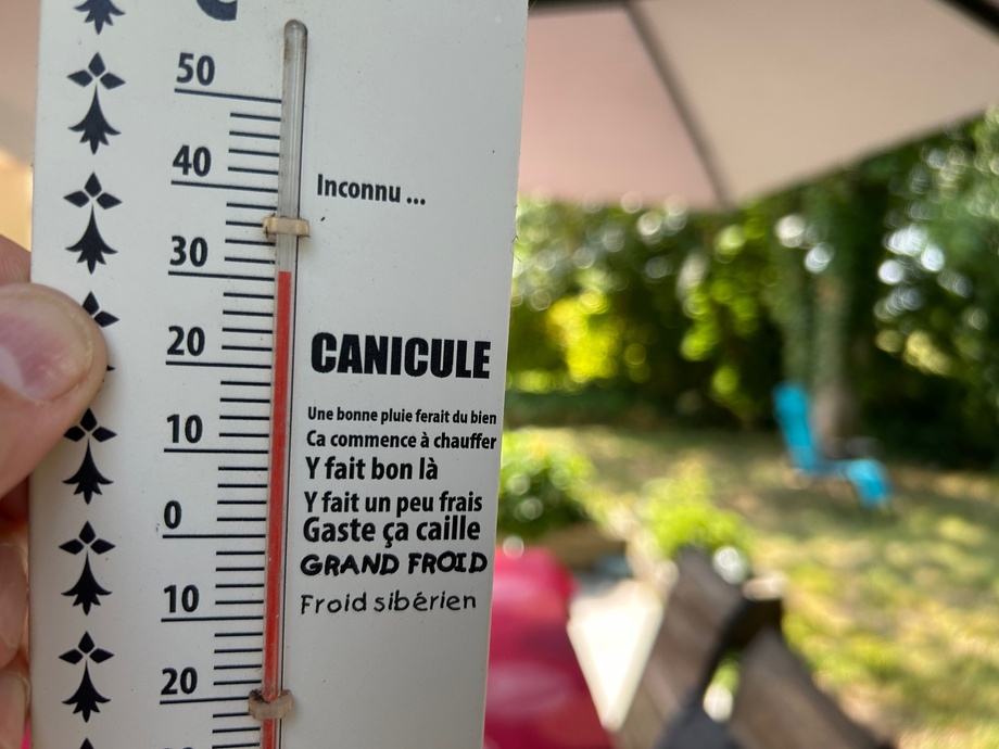 Ce vendredi matin, le mercure est déjà aux alentours de 30° - Photo © infoNormandie Ce vendredi matin, le mercure est déjà aux alentours de 30° - Photo © infoNormandie