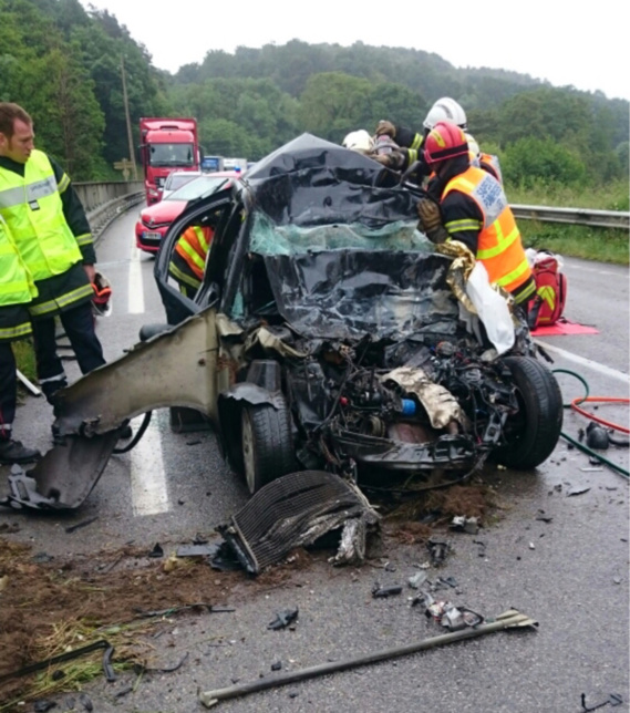 Le choc a été d'une extrême violence (Photo@DR) Le choc a été d'une extrême violence (Photo@DR)