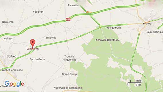 Un automobiliste découvert grièvement blessé dans la cour d'une maison près de Bolbec Un automobiliste découvert grièvement blessé dans la cour d'une maison près de Bolbec