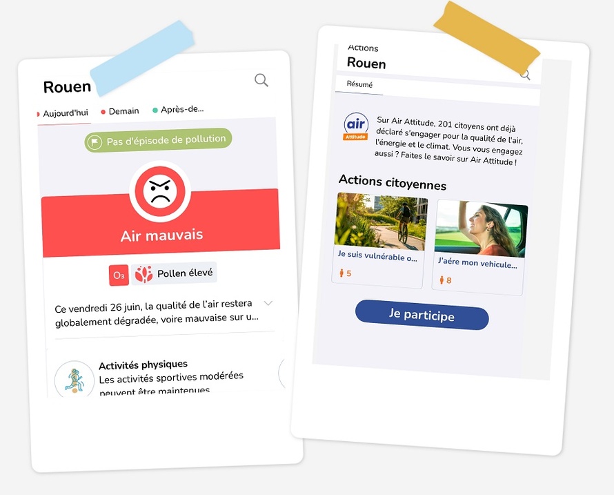 Air to Go : une nouvelle application pour suivre la qualité de l'air en Normandie Air to Go : une nouvelle application pour suivre la qualité de l'air en Normandie