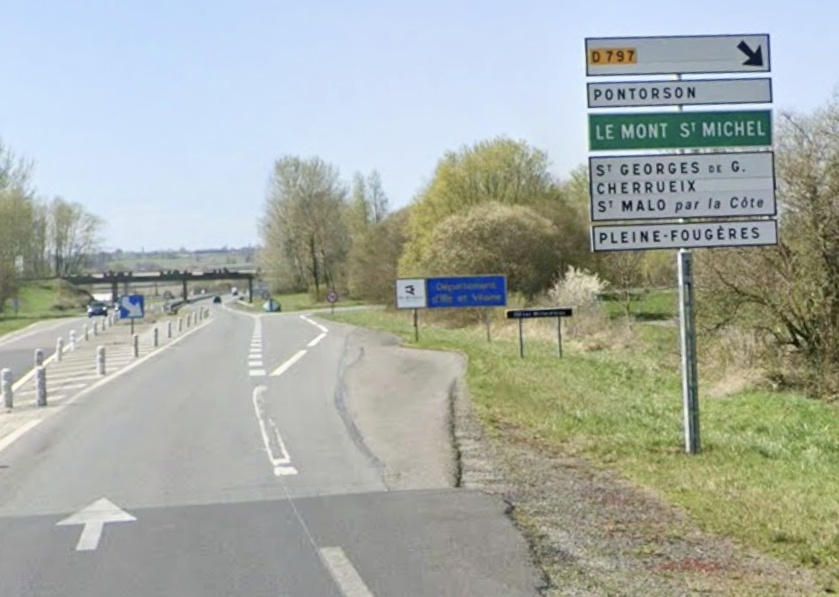 Une déviation a été mise en place Une déviation a été mise en place