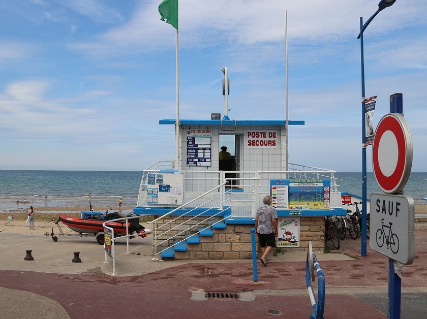 Un poste de secours à Langrune-sur-Mer (Calvados) Photo d'illustration ©Bruno Charlier/Pexels