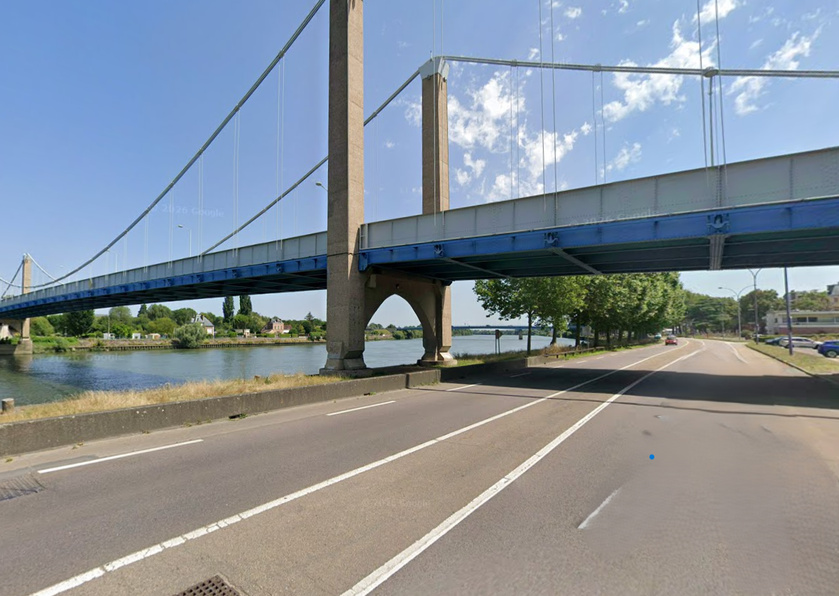 Le pont Guynemer d'où le quinquagénaire aurait chuté lourdement - Illustration Google Maps Le pont Guynemer d'où le quinquagénaire aurait chuté lourdement - Illustration Google Maps
