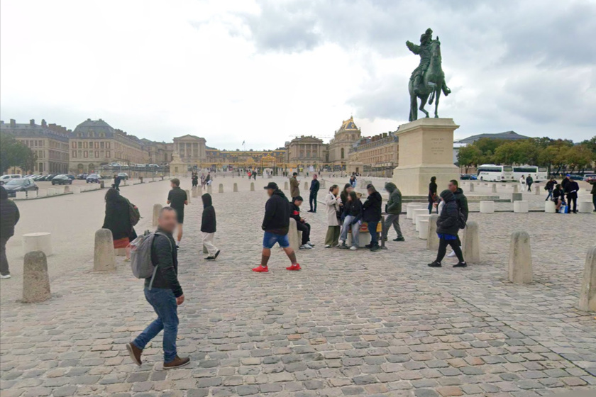 Le château de Versailles - ©Google Maps Le château de Versailles - ©Google Maps