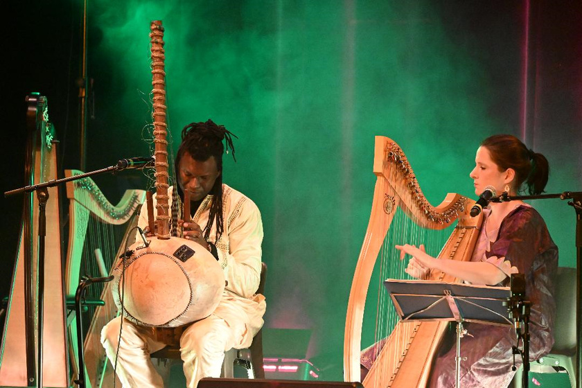 Harpe et kora réunies au Château de Vascoeuil pour un voyage musical entre les continents
