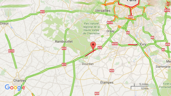 Accident de poids-lourds sur l'A10 dans l'Essonne : le trafic toujours fortement perturbé ce soir Accident de poids-lourds sur l'A10 dans l'Essonne : le trafic toujours fortement perturbé ce soir