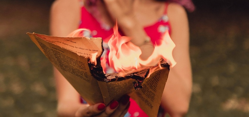 La mise en cause aurait jeté un papier enflammé dans la haie qui s'est embrasée - Illustration © Pexels