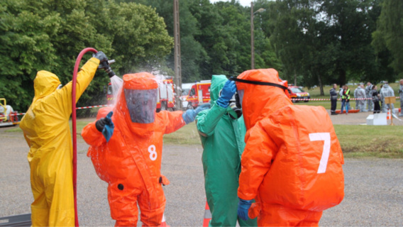 Accident chimique à Evreux : la préfecture de l'Eure a testé la réactivité des secours Accident chimique à Evreux : la préfecture de l'Eure a testé la réactivité des secours