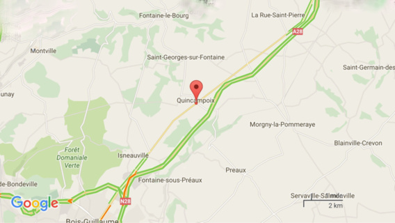 Seine-Maritime : une conductrice tuée dans un accident de la route à Quincampoix Seine-Maritime : une conductrice tuée dans un accident de la route à Quincampoix