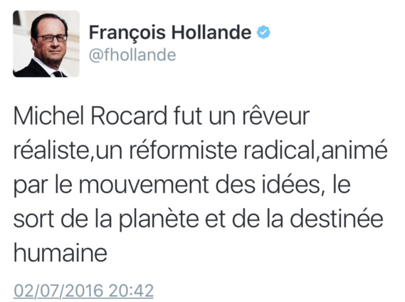 Mort de Michel Rocard : Bernard Cazeneuve salue la mémoire d'un grand réformateur Mort de Michel Rocard : Bernard Cazeneuve salue la mémoire d'un grand réformateur