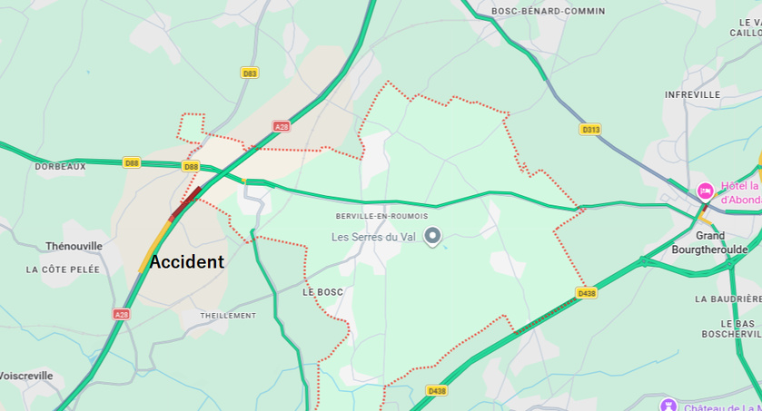 Un poids lourd se couche en travers de l’A28 dans l'Eure : aucun blessé, la circulation reste perturbée Un poids lourd se couche en travers de l’A28 dans l'Eure : aucun blessé, la circulation reste perturbée