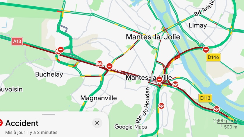 Accident mortel sur l’A13 à Mantes-la-Ville : circulation fermée dans les deux sens