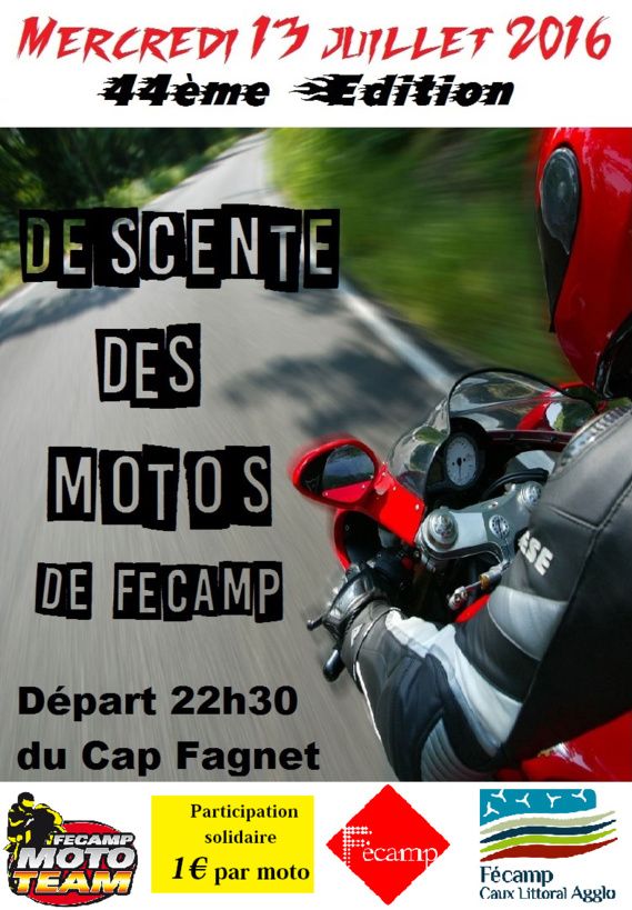 Ce soir à Fécamp, la descente des motards, côte de la Vierge : le rendez-vous de belles mécaniques 