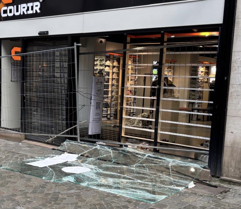 Une trentaine magasins ont été saccagés et pillés par des hordes sauvages - Photo infonormandie