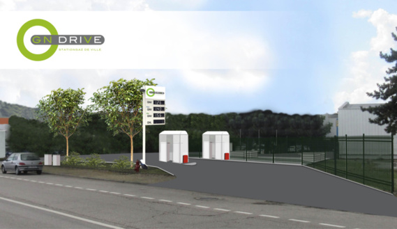 Une station de gaz naturel véhicule ouvre en septembre dans l'agglomération de Rouen Une station de gaz naturel véhicule ouvre en septembre dans l'agglomération de Rouen