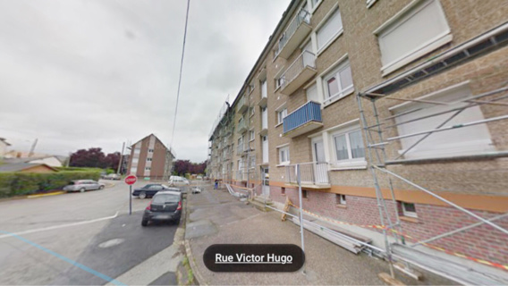 Le drame est survenu dans cet immeuble du Houlme (illustraion@Google Maps) Le drame est survenu dans cet immeuble du Houlme (illustraion@Google Maps)