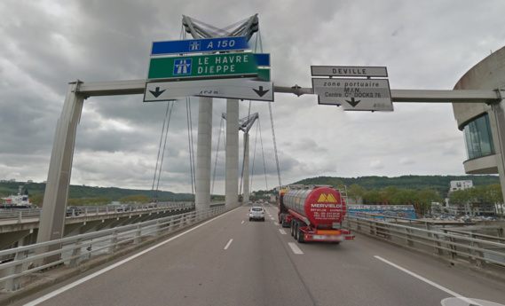 Travaux de nuit : la circulation sur le pont Flaubert, à Rouen, déviée du 1er au 5 août Travaux de nuit : la circulation sur le pont Flaubert, à Rouen, déviée du 1er au 5 août