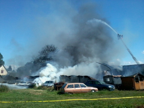 Cinc centres de secours du secteur ont été mobilisés une partie de l'après-midi (Photo@DR) Cinc centres de secours du secteur ont été mobilisés une partie de l'après-midi (Photo@DR)
