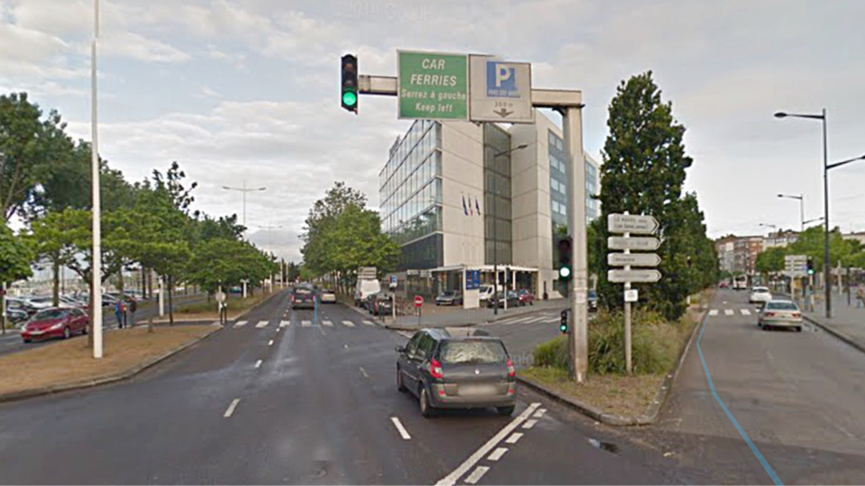 Le drame s'est produit quai Colbert au niveau du cours Lafayette (Illustration@Google Maps)