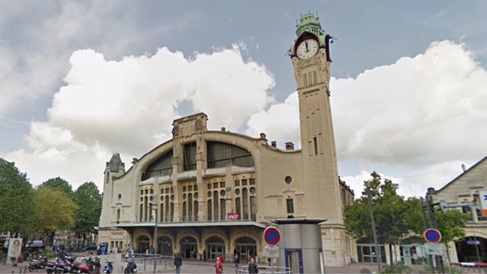 La gare SNCF de Rouen