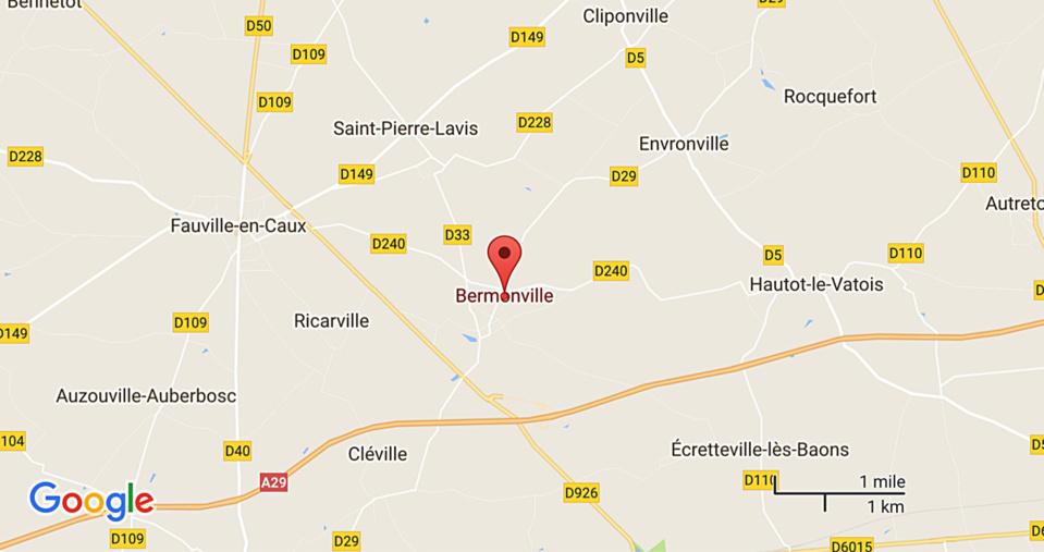 Un motard grièvement blessé dans une collision avec un tracteur près de Fauville-en-Caux