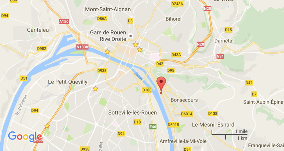 A Bonsecours, un camion percute une clôture : le chauffeur aurait été victime d'un malaise